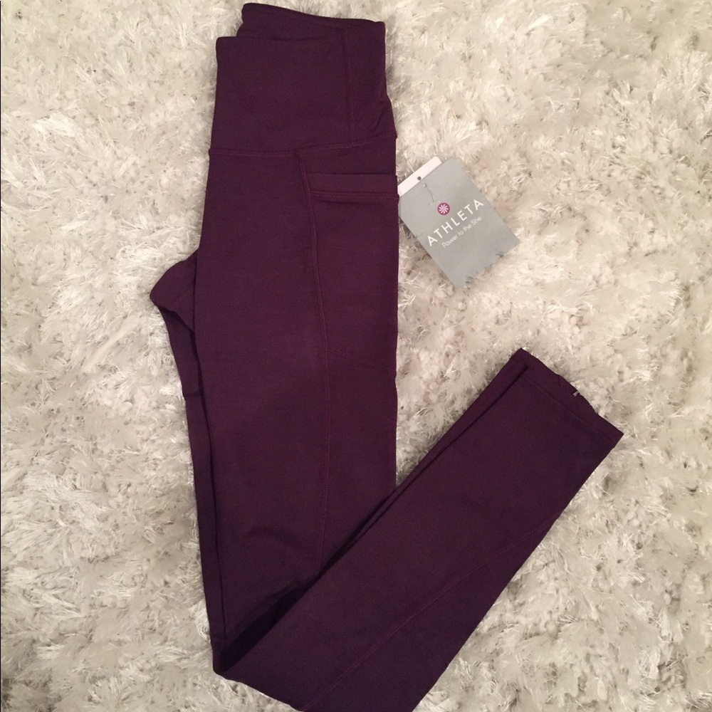 Athleta High Rise Chaturanga To Town Tight